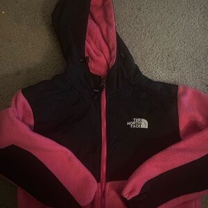 The North Face Black and Pink Jacket
